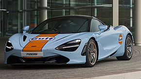 تزئین مک‌لارن 720S با پوشش تیم Gulf