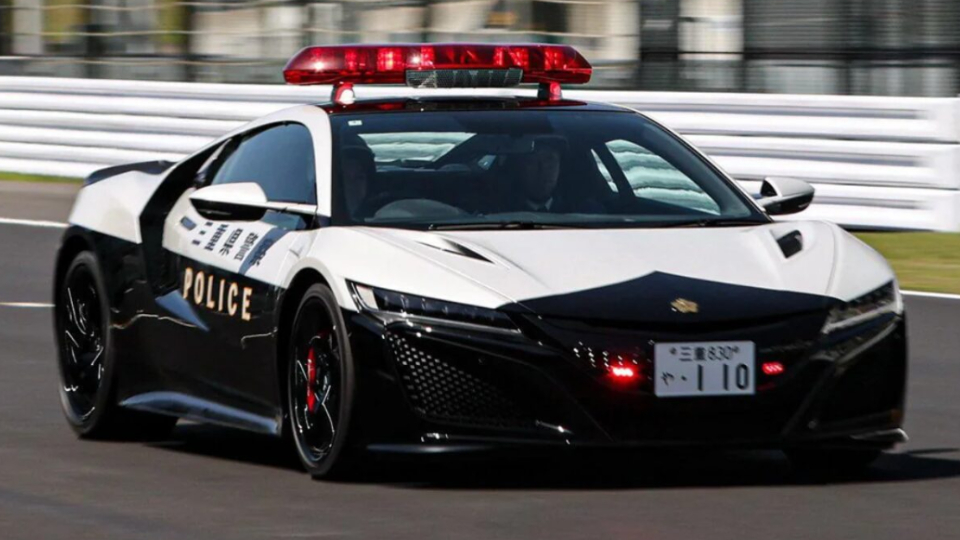 معرفی هوندا NSX پلیس ژاپن منبع سایت باما