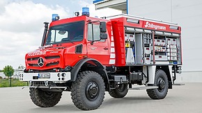 مرسدس یونیماگ در نمایشگاه FIRE mobil